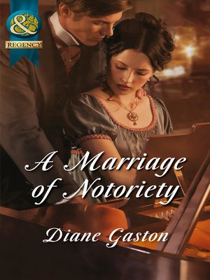 cover image of A Marriage of Notoriety